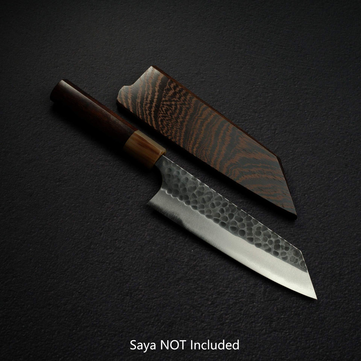Masakage Koishi AS Bunka 175mm, Aogami Super Kurouchi Tsuchime K&S Hearted-shaped Ironwood Handle