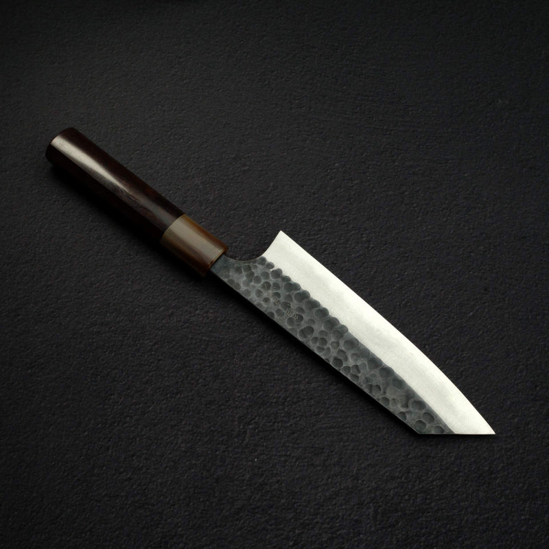 Masakage Koishi AS Bunka 175mm, Aogami Super Kurouchi Tsuchime K&S Hearted-shaped Ironwood Handle