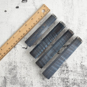 Stabilized Curly Maple Stainless Octagonal WA Handle