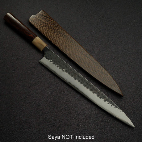 昌景 Koishi AS 筋引 270mm, Knives and Stones 岩刃社 Hearted-shaped 鐵木 Handle