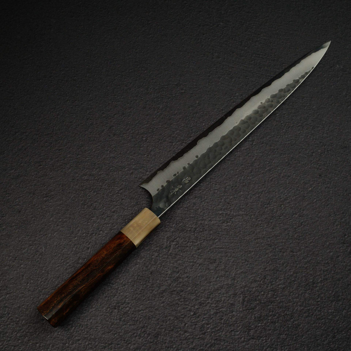 Masakage Koishi AS Sujihiki 270mm, K&S Hearted-shaped Ironwood Handle