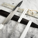 珍稀：池田義一 Blue #1 水本燒K型柳刃300mm 血槽 Pau Rosa套裝