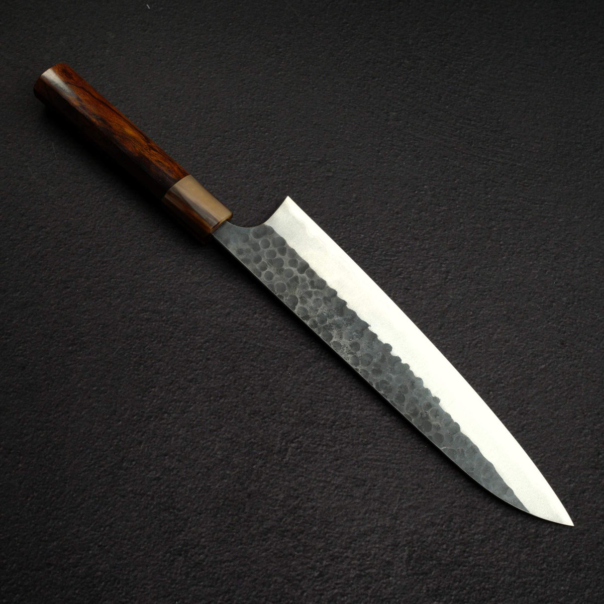 Masakage Koishi AS Gyuto 240mm, K&S Hearted-shaped Ironwood Handle
