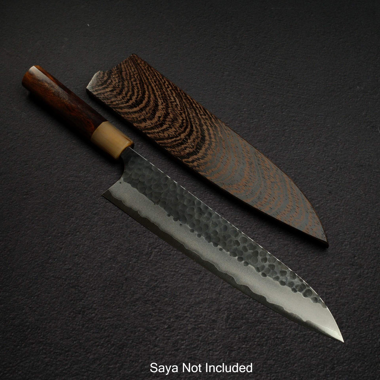 Masakage Koishi AS Gyuto 240mm, K&S Hearted-shaped Ironwood Handle