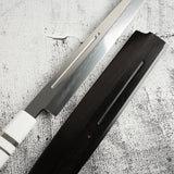 珍稀：池田義一 Blue #1 水本燒K型柳刃300mm 血槽 Pau Rosa套裝