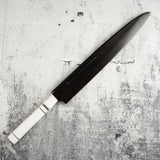 珍稀：池田義一 Blue #1 水本燒K型柳刃300mm 血槽 Pau Rosa套裝