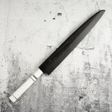 珍稀：池田義一 Blue #1 水本燒K型柳刃300mm 血槽 Pau Rosa套裝