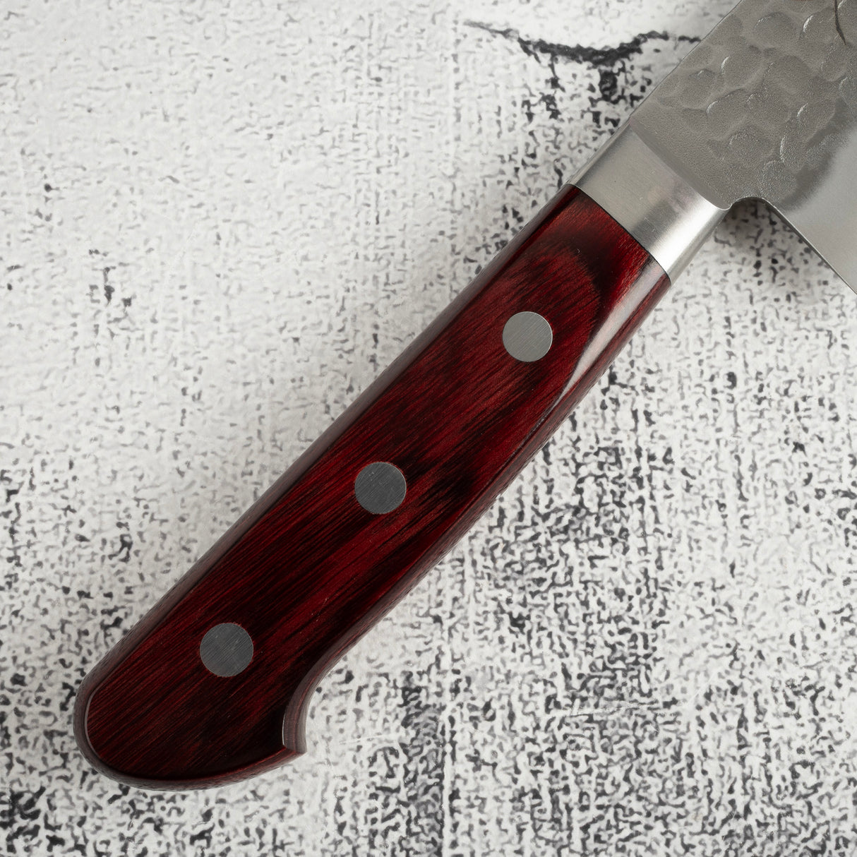 Tsunehisa AUS8 Tsuchime Santoku 180 mm Western Handle