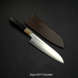 Sukenari ZDP-189 Hairline Santoku 195mm, Ebony Handle with Blonde/Marble Ferrule