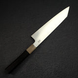 佑成 ZDP-189 Hairline 切付牛刀 210mm, 黑檀木 Handle with Blonde/Marble Ferrule