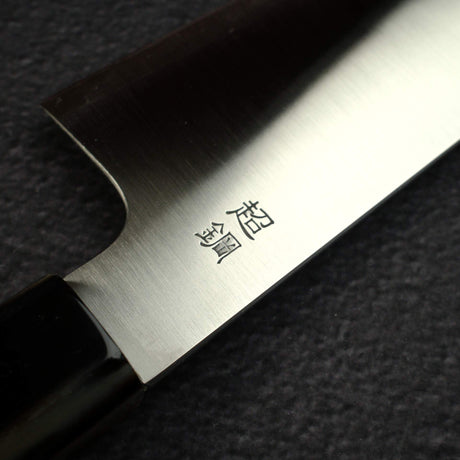 佑成 ZDP-189 髮絲紋 切付牛刀 240mm，黑檀木柄搭配淺色/大理石紋口金