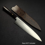 佑成 ZDP-189 髮絲紋牛刀 270mm，纖細黑檀木馬賽克