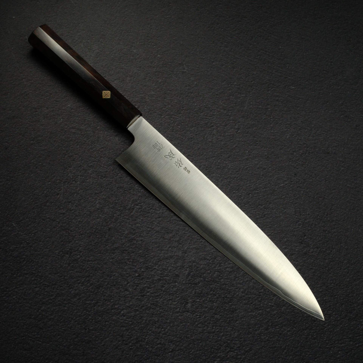 佑成 ZDP-189 髮絲紋牛刀 270mm，纖細黑檀木馬賽克
