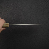 佑成 YXR7 小刀 165mm，黑檀木手柄搭配淺色／大理石紋口金