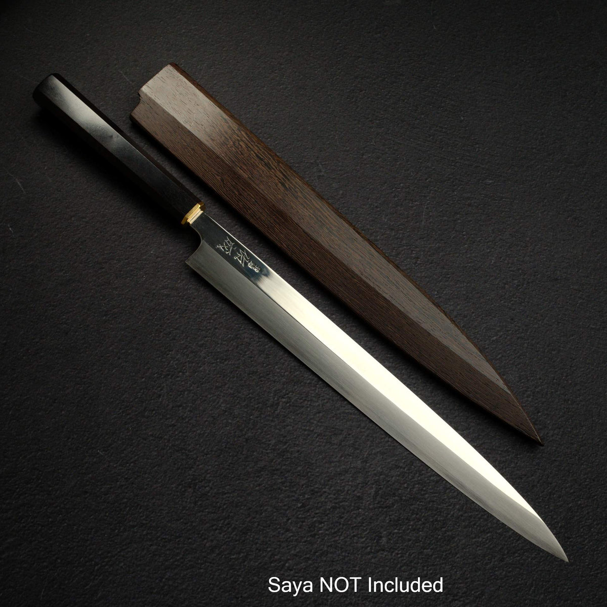Sukenari HAP40 Mirror Polished Yanagiba 330 mm, Ebony Brass Handle
