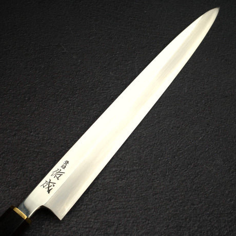 佑成 HAP-40 鏡面 Polished 柳刃 330 mm, 黑檀木 Brass Handle
