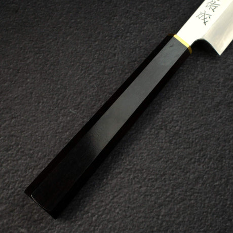 佑成 HAP-40 鏡面 Polished 柳刃 330 mm, 黑檀木 Brass Handle