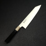 佑成 SG2 髮絲紋 切付牛刀 240mm，黑檀木手柄搭配 金髮/大理石紋 口金