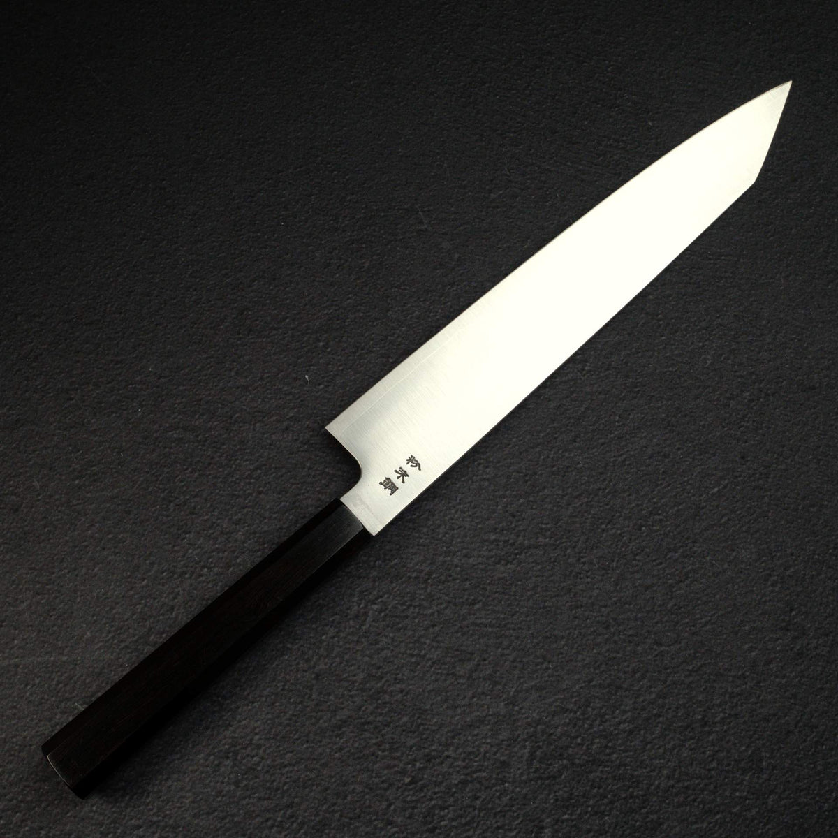 佑成 SG2 髮絲紋 切付牛刀 270mm，黑檀木手柄