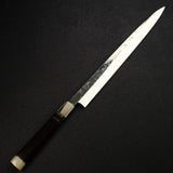 佑成 VG-10 大馬士革 柳刃 330mm, 黑檀木 Three Spacer Handle