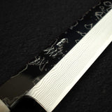 佑成 VG-10 大馬士革 柳刃 330mm, 黑檀木 Three Spacer Handle