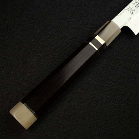 佑成 VG-10 大馬士革 柳刃 330mm, 黑檀木 Three Spacer Handle