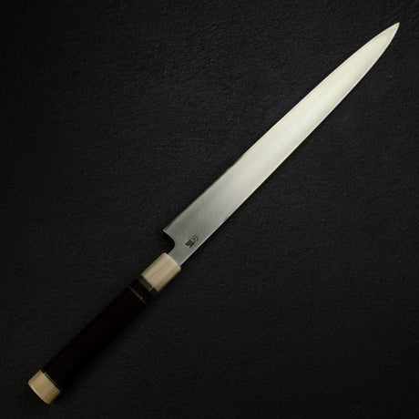佑成 VG-10 大馬士革 柳刃 330mm, 黑檀木 Three Spacer Handle