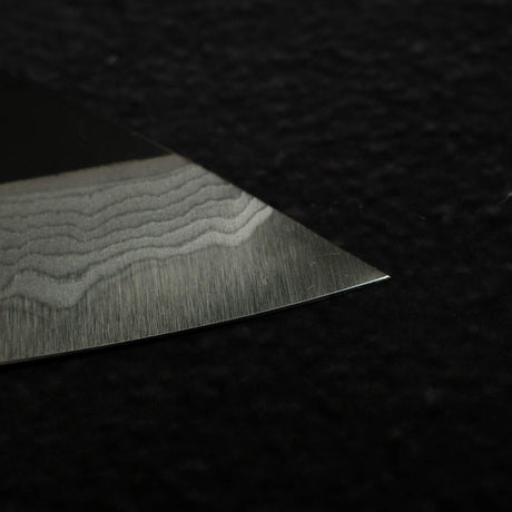 Naoto 青鋼一號 大馬士革 黑打 文化刀 180mm
