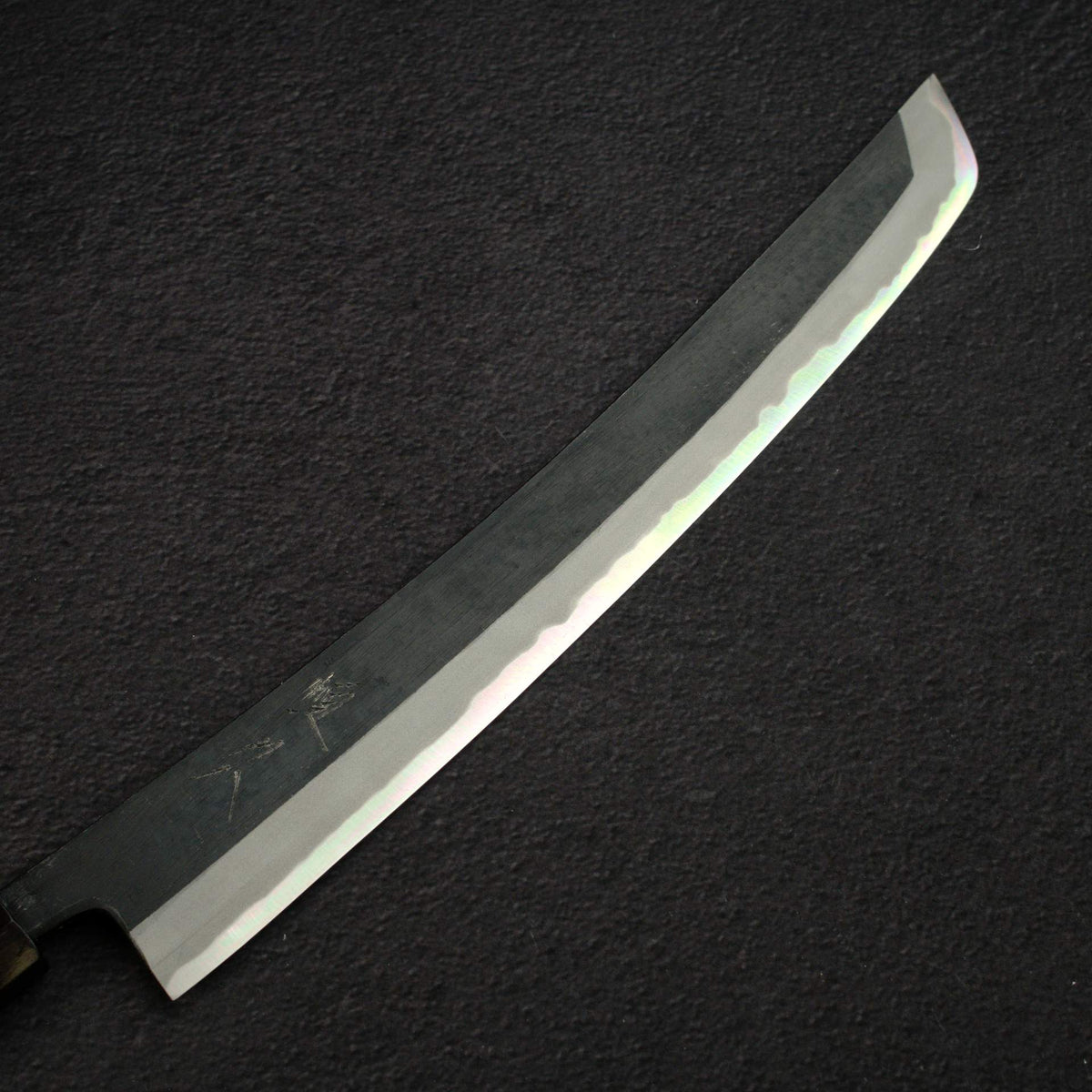 Tsunehisa Blue 2 "Samurai" Sakimaru Sujihiki 300mm, Ebony with Mosaic Pin Handle