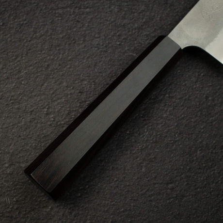 初心 x 吉兼 SKD 梨地 切付牛刀 210mm 黑檀木 Handle