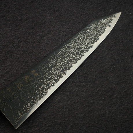 Hatsukokoro Ryuhyo SG2 Black Damascus K-tip Gyuto 210mm Ebony