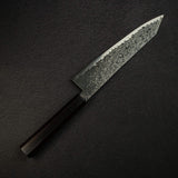 初心 流冰 SG2 Black 大馬士革 切付牛刀 210mm 黑檀木