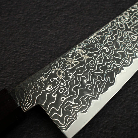 初心 流冰 SG2 Black 大馬士革 牛刀 210mm 黑檀木