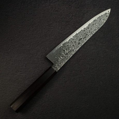初心 流冰 SG2 Black 大馬士革 牛刀 210mm 黑檀木