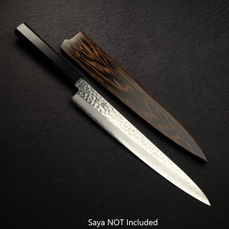 初心 隼 VG-10 大馬士革 鎚目 筋引 270mm 黑檀木 Handle