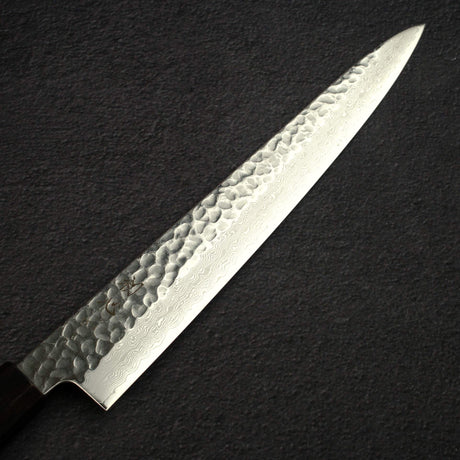 初心 隼 VG-10 大馬士革 鎚目 筋引 270mm 黑檀木 Handle
