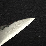 Hatsukokoro Hayabusa VG10 Damascus Tsuchime Sujihiki 270mm Ebony Handle