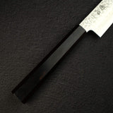 Hatsukokoro Hayabusa VG10 Damascus Tsuchime Sujihiki 270mm Ebony Handle