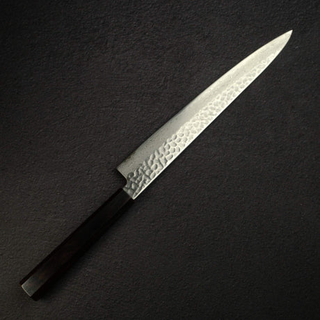 初心 隼 VG-10 大馬士革 鎚目 筋引 270mm 黑檀木 Handle