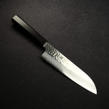 初心 隼 VG-10 大馬士革 鎚目 三德刀 180mm 黑檀木 Handle