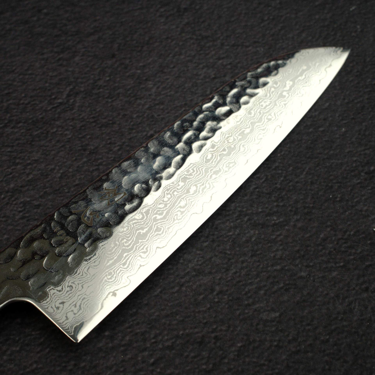 初心 隼 VG-10 大馬士革 鎚目 三德刀 180mm 黑檀木 Handle