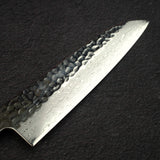 初心 隼 VG-10 大馬士革 鎚目 三德刀 180mm 黑檀木 Handle