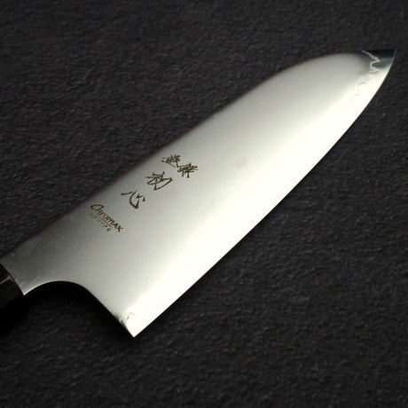 初心 隼 Chromax鋼 三德刀 170mm，黑檀木手柄