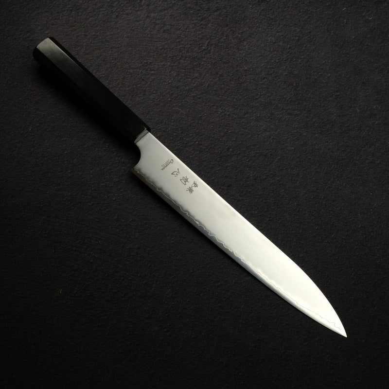 初心 隼 Chromax鋼 筋引 240mm，黑檀木手柄