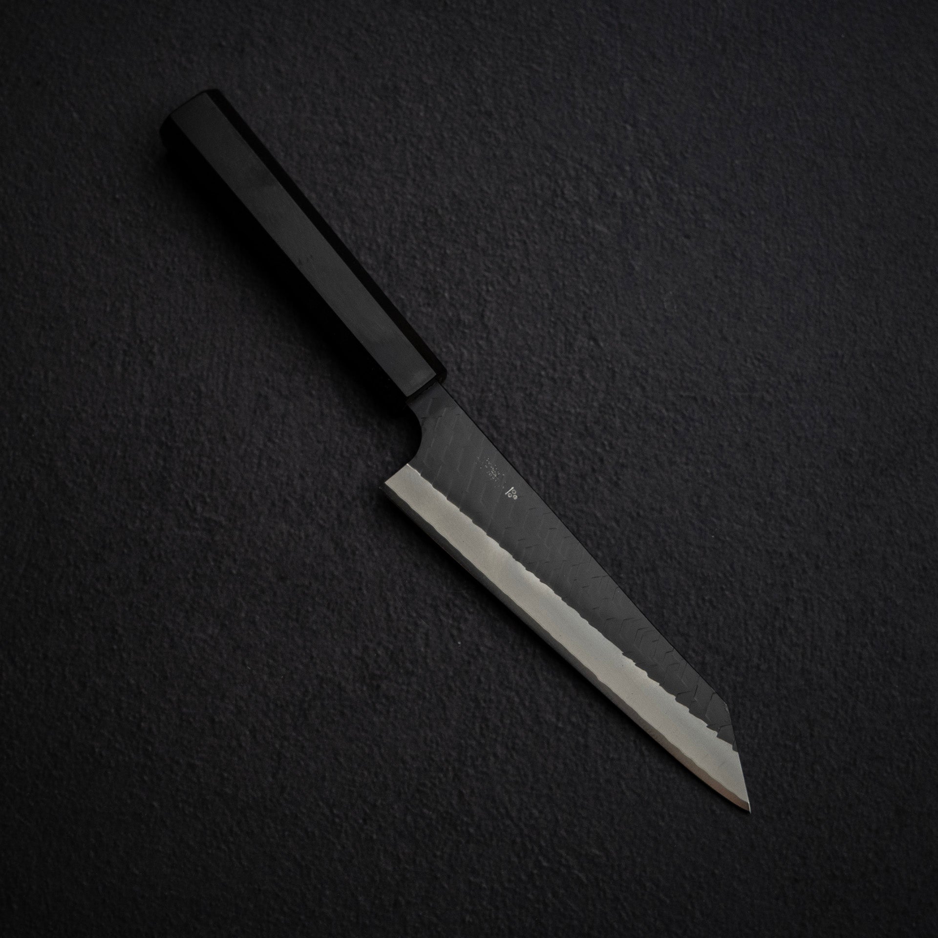 二唐SG2鋼/ SG2粉末高速鋼黑打鎚目筋引240mm 黑檀木柄– Knives and Stones