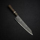Hatsukokoro Ryuhyo SG2 Black Damascus K-tip Gyuto 240mm Birch
