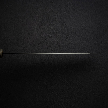 初心 流冰 SG2鋼 / SG2粉末高速鋼 黑 大馬士革 切付 牛刀 240mm 樺木