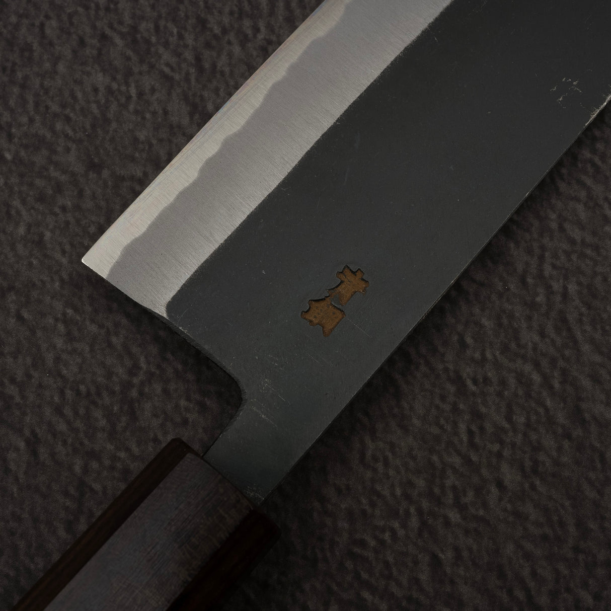 初心青鷺 藍色 2 黑內薙切 165mm 黑色 Chacate