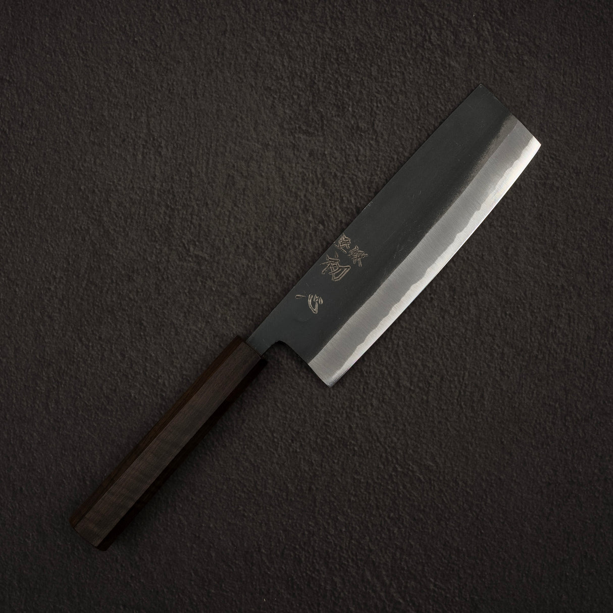 初心青鷺 藍色 2 黑內薙切 165mm 黑色 Chacate
