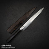 Hatsukokoro FAXR2 粉末鋼柳葉刀 270mm 鏡面拋光黑檀木